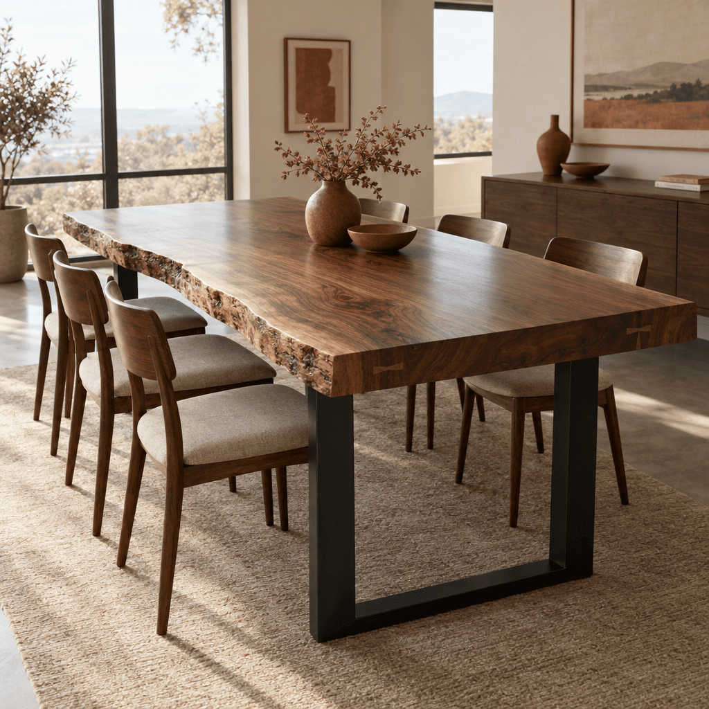 Product photograph of Custom Slab Dining Table